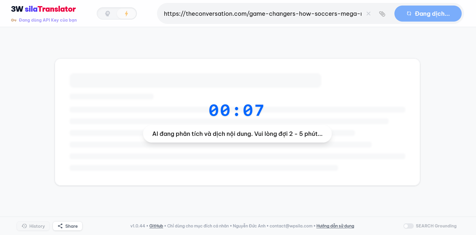 Công cụ đang trong quá trình dịch