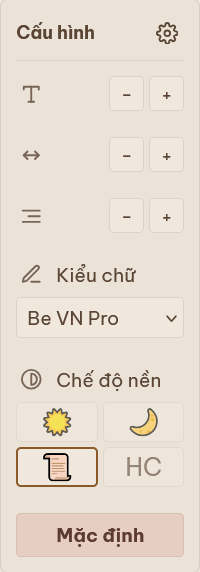 Điều chỉnh cách đọc